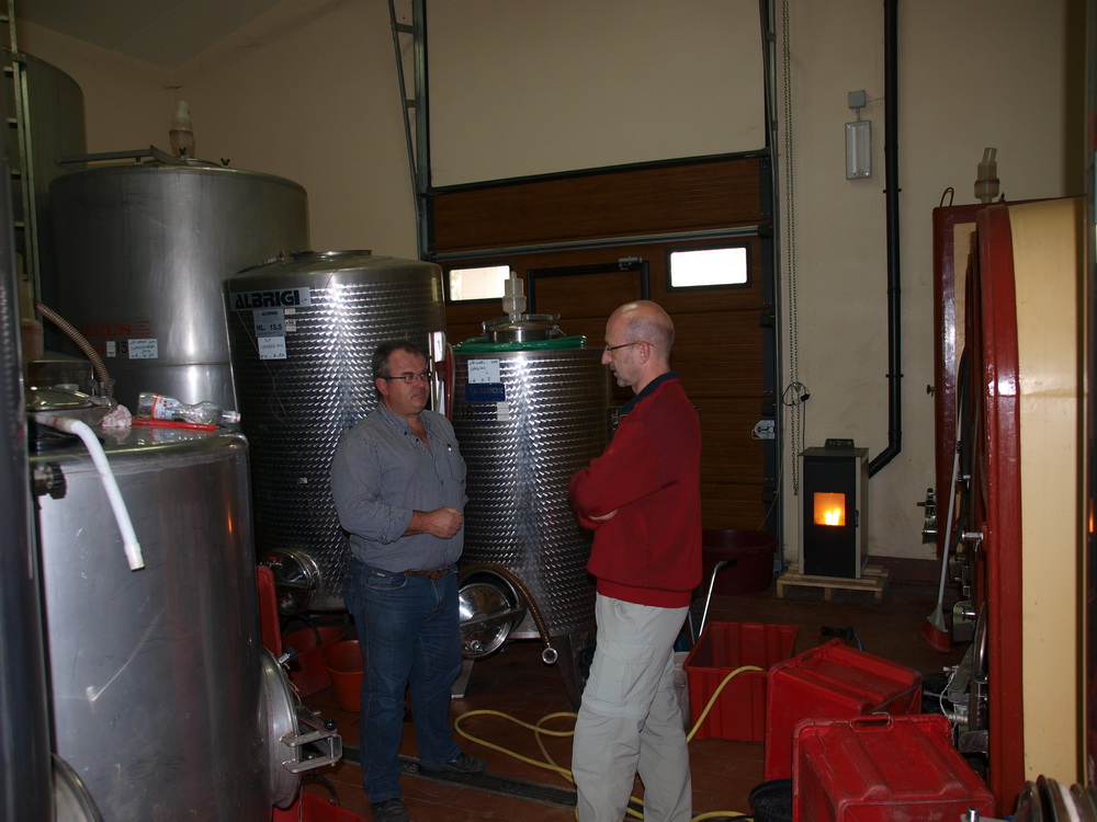 Weingut Tiberio, Weinkeller