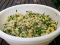 Kartoffelsalat mit Matjesfilet