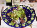 Salat mit Schinken
