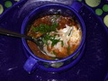 Pilzsuppe mit Tomaten