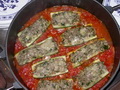 Gefüllte Zucchini